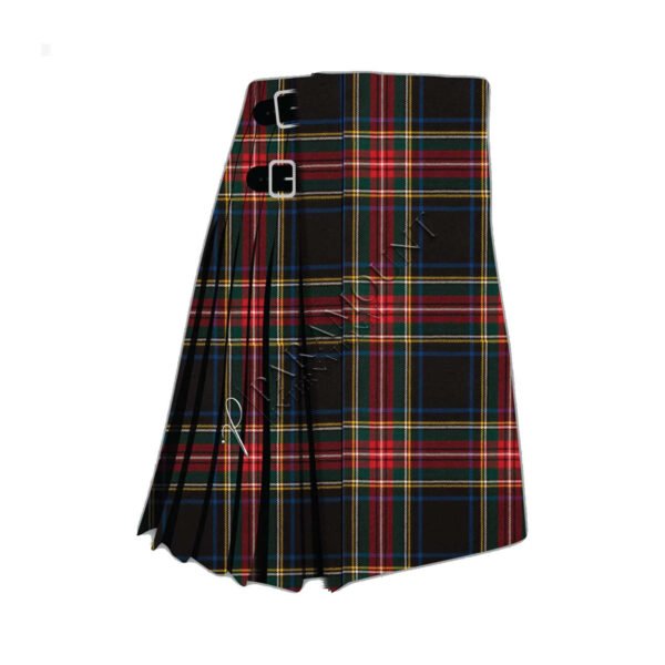 Black Stewart Tartan Wholesale Kilt